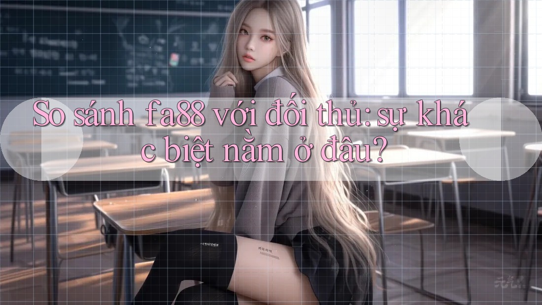 So sánh fa88 với đối thủ: sự khác biệt nằm ở đâu?