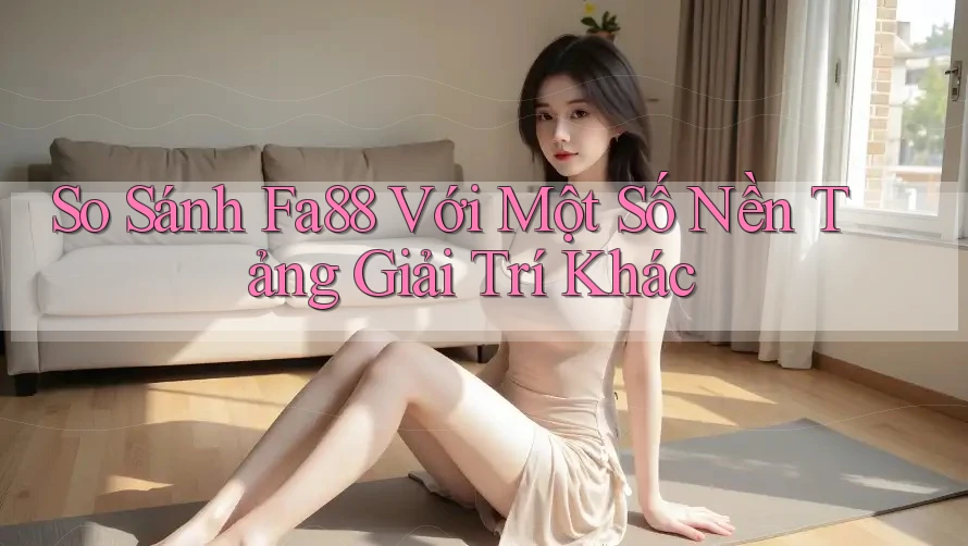 So Sánh Fa88 Với Một Số Nền Tảng Giải Trí Khác