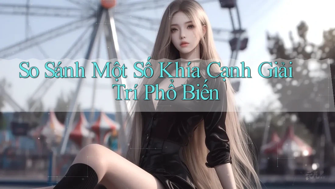 So Sánh Một Số Khía Cạnh Giải Trí Phổ Biến