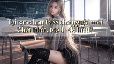 Tại sao chọn fa88 cho người mới hot nhất, top 1   dễ hiểu