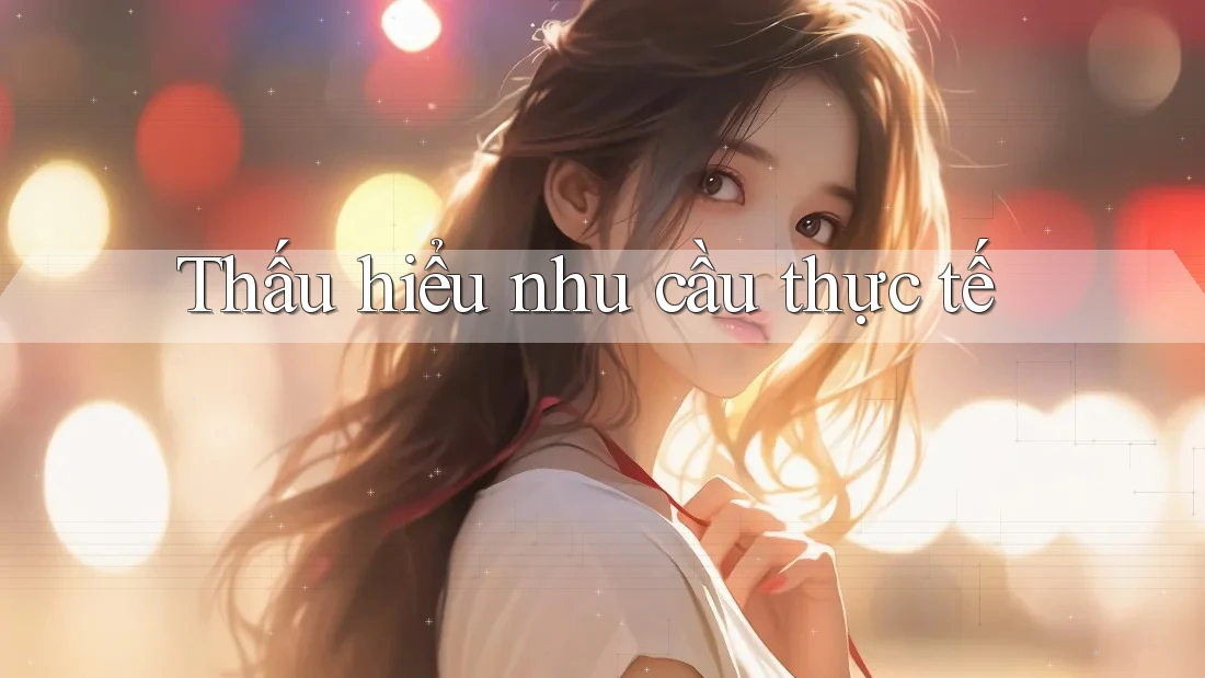 Thấu hiểu nhu cầu thực tế