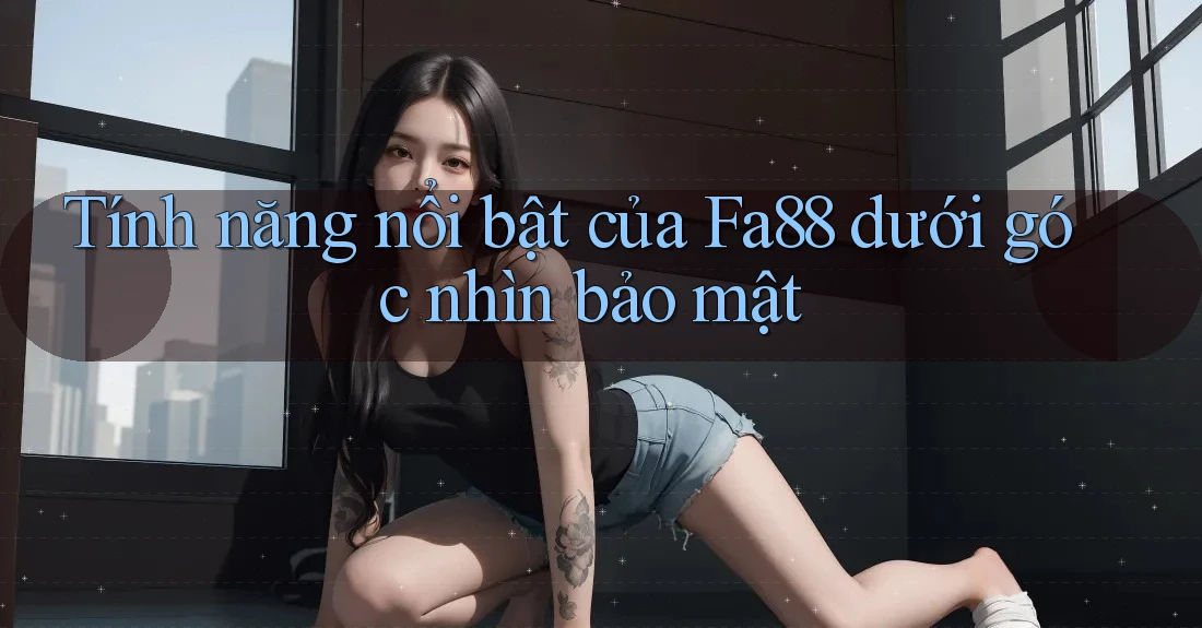 Tính năng nổi bật của Fa88 dưới góc nhìn bảo mật