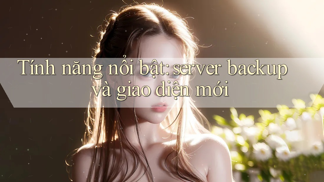 Tính năng nổi bật: server backup và giao diện mới