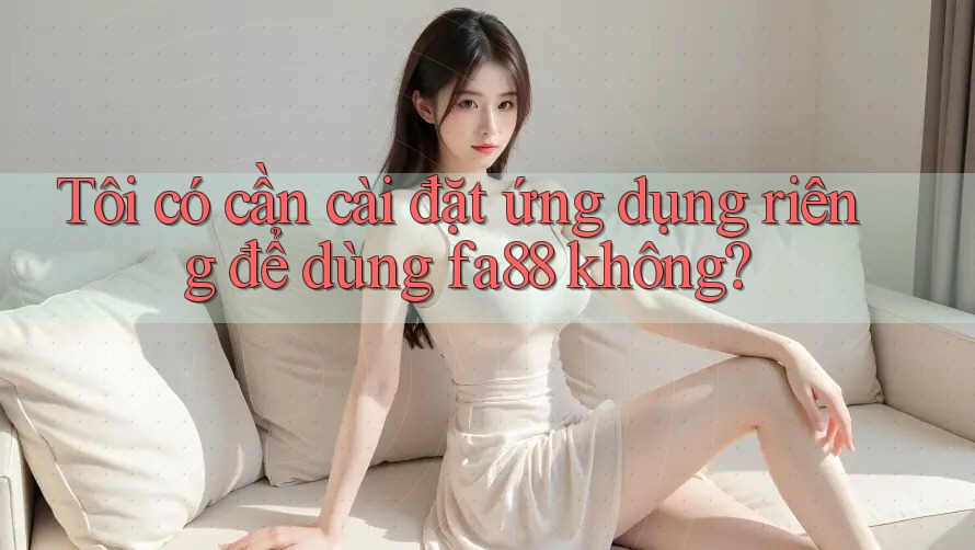 Tôi có cần cài đặt ứng dụng riêng để dùng fa88 không?