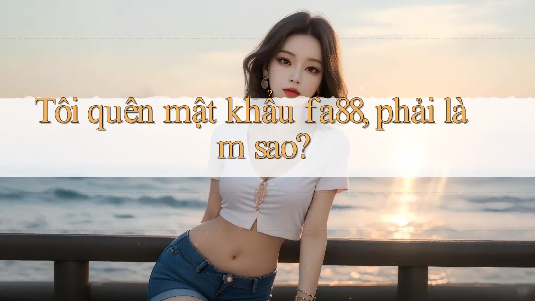 Tôi quên mật khẩu fa88, phải làm sao? Tôi quên mật khẩu fa88, phải làm sao?