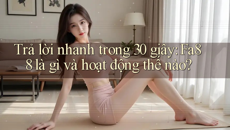 Trả lời nhanh trong 30 giây: Fa88 là gì và hoạt động thế nào? Trả lời nhanh trong 30 giây: Fa88 là gì và hoạt động thế nào?