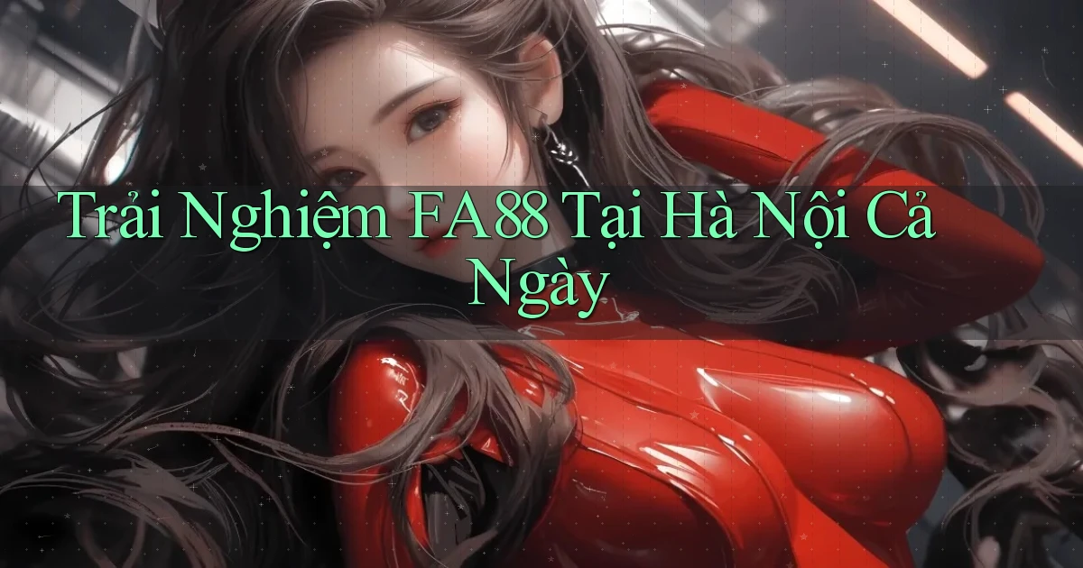 trải nghiệm fa88 tại Hà Nội cả ngày