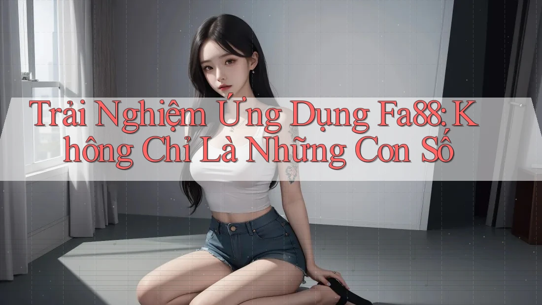 Trải Nghiệm Ứng Dụng Fa88: Không Chỉ Là Những Con Số
