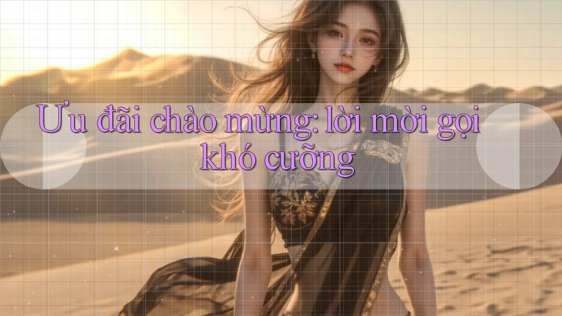 Ưu đãi chào mừng: lời mời gọi khó cưỡng Ưu đãi chào mừng: lời mời gọi khó cưỡng