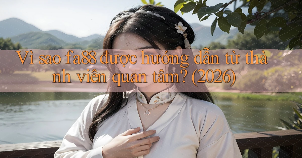 Vì sao fa88 được hướng dẫn từ thành viên quan tâm (2026)